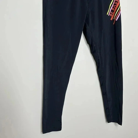 Workout Black Graphic Leggings - Picture 4 of 9
